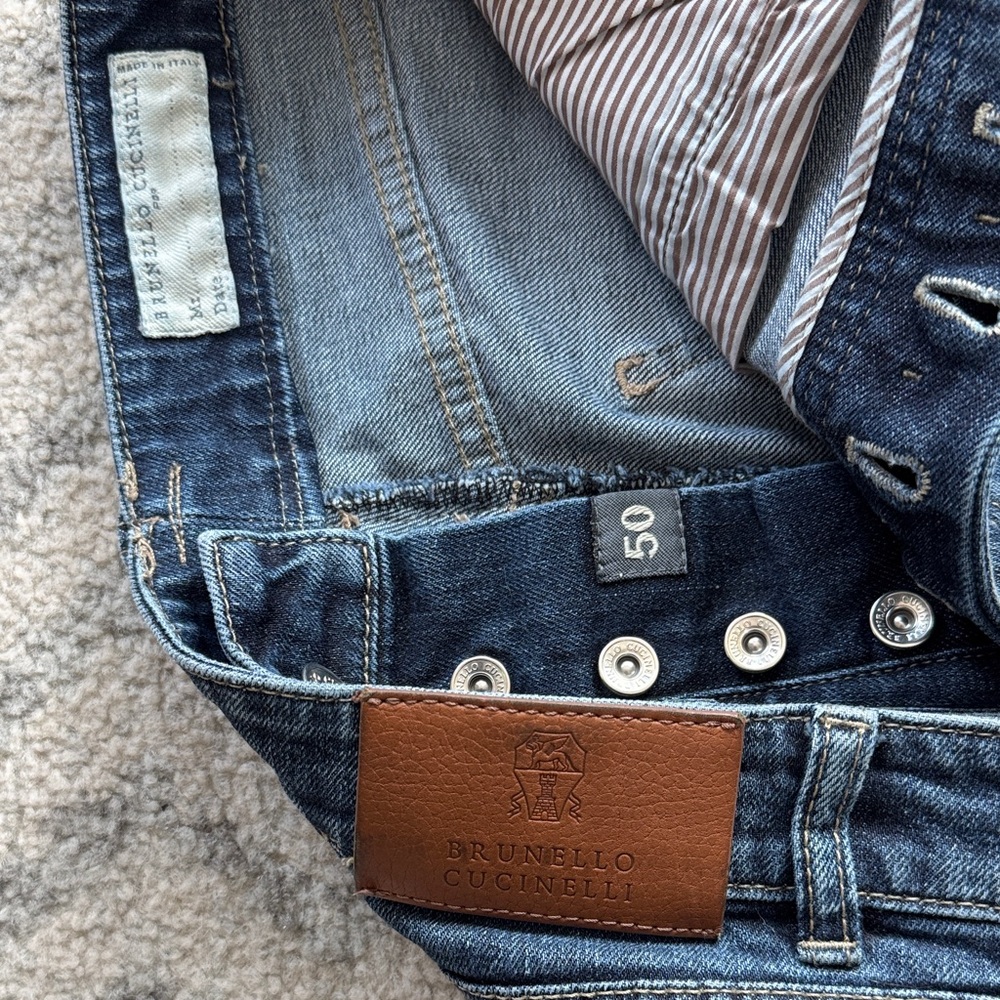 Brunello Cucinelli Leisure Fit Jeans, made in Italy, EU size 50, appr. 33-34/30 - Picture 2 of 16